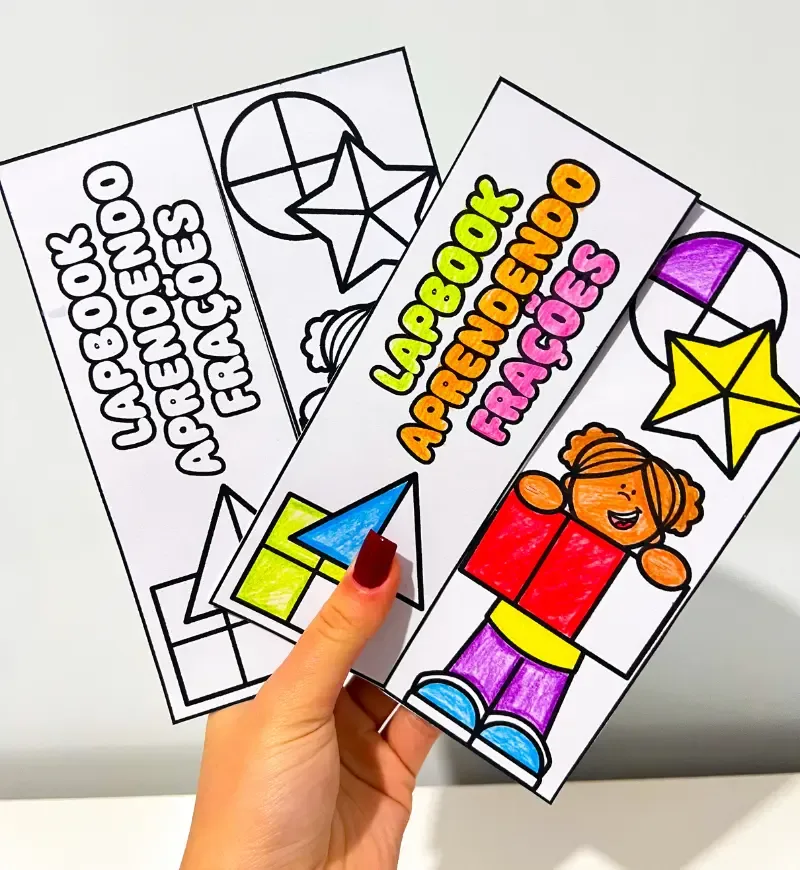 Lapbook Aprendendo Frações — imagem 6