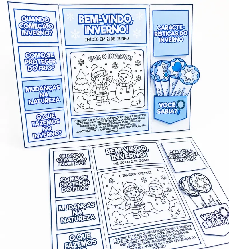 Lapbook Bem-Vindo Inverno — imagem 3