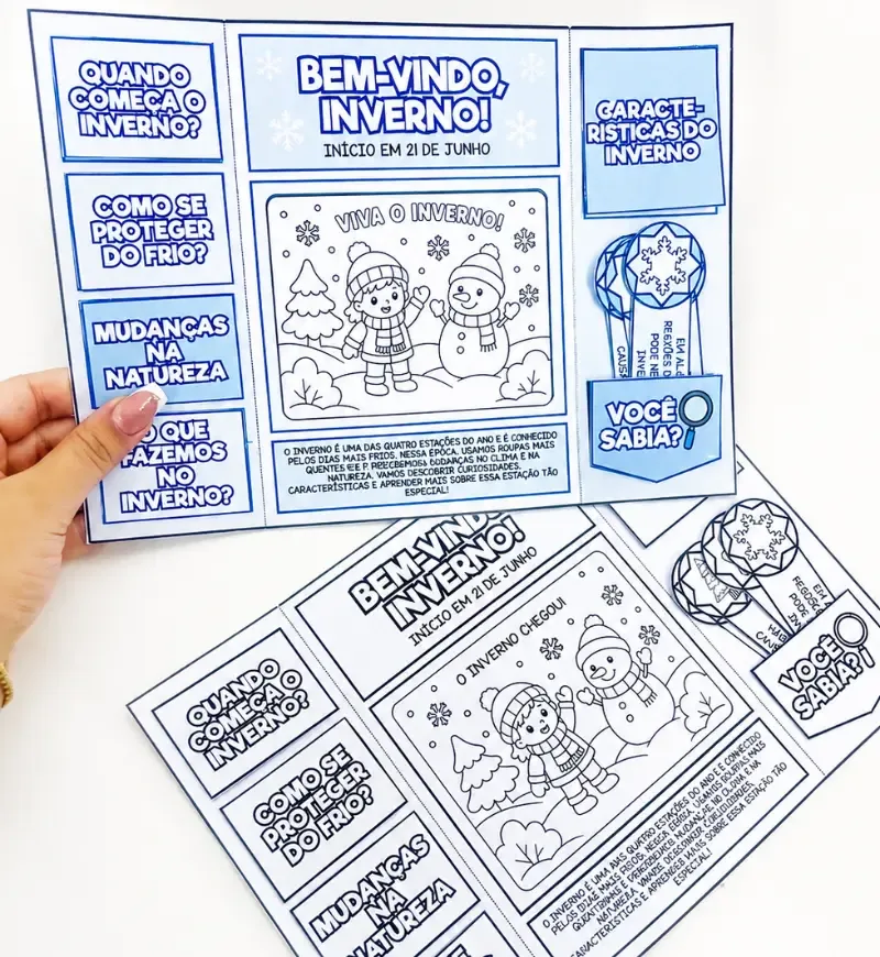 Lapbook Bem-Vindo Inverno — imagem 4