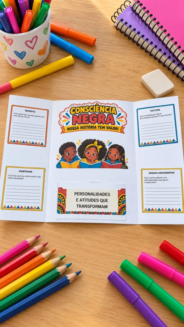 Lapbook Consciência Negra: Nossa História Tem Valor Para 1º Ao 5ºº Ano! em PDF — imagem 6