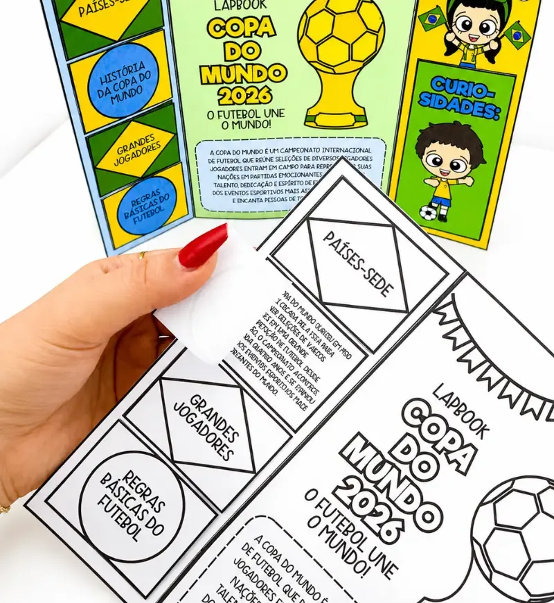Lapbook Copa do Mundo 2026 — imagem 2