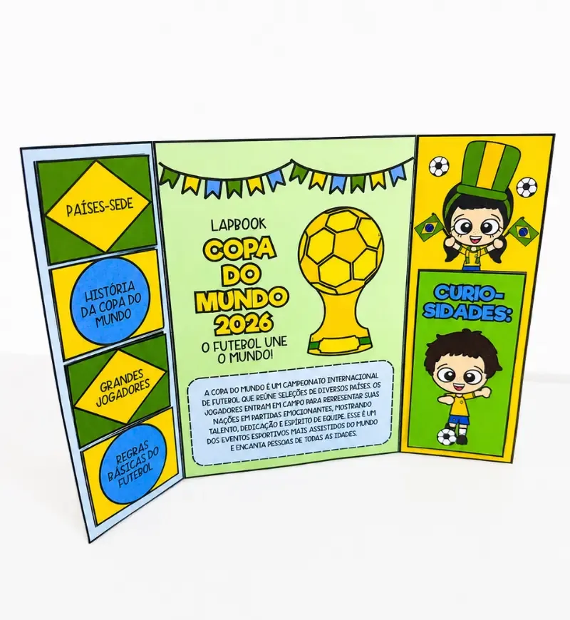 Lapbook Copa do Mundo 2026 — imagem 4