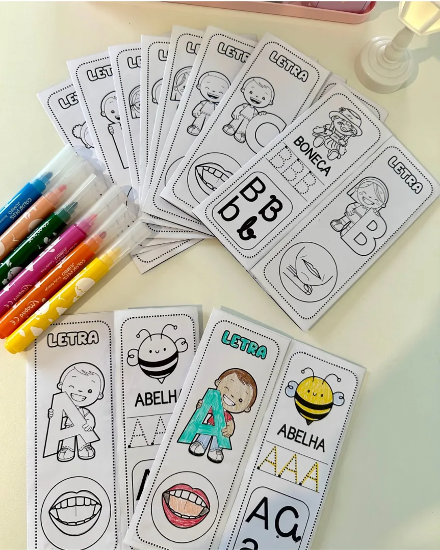 Lapbook d Alfabeto - PDF - Educação Infantil — imagem 2