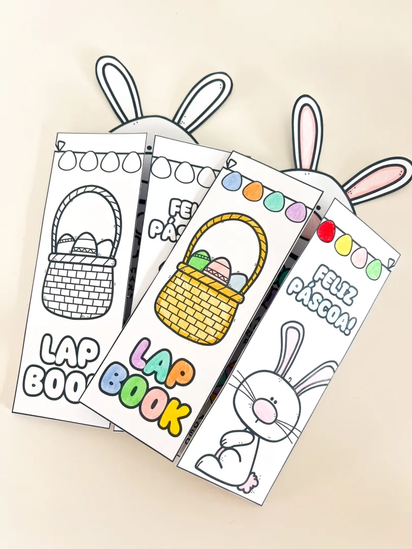 LAPBOOK DE PÁSCOA - COELHO — imagem 4