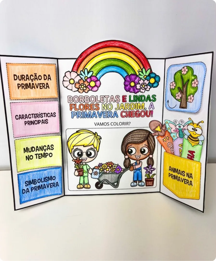 Lapbook de Primavera para Educação Infantil PDF — imagem 2