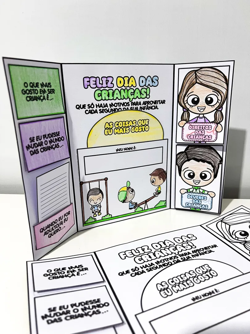 Lapbook Dia das Crianças para Educação Infantil e Ensino Fundamental — imagem 4