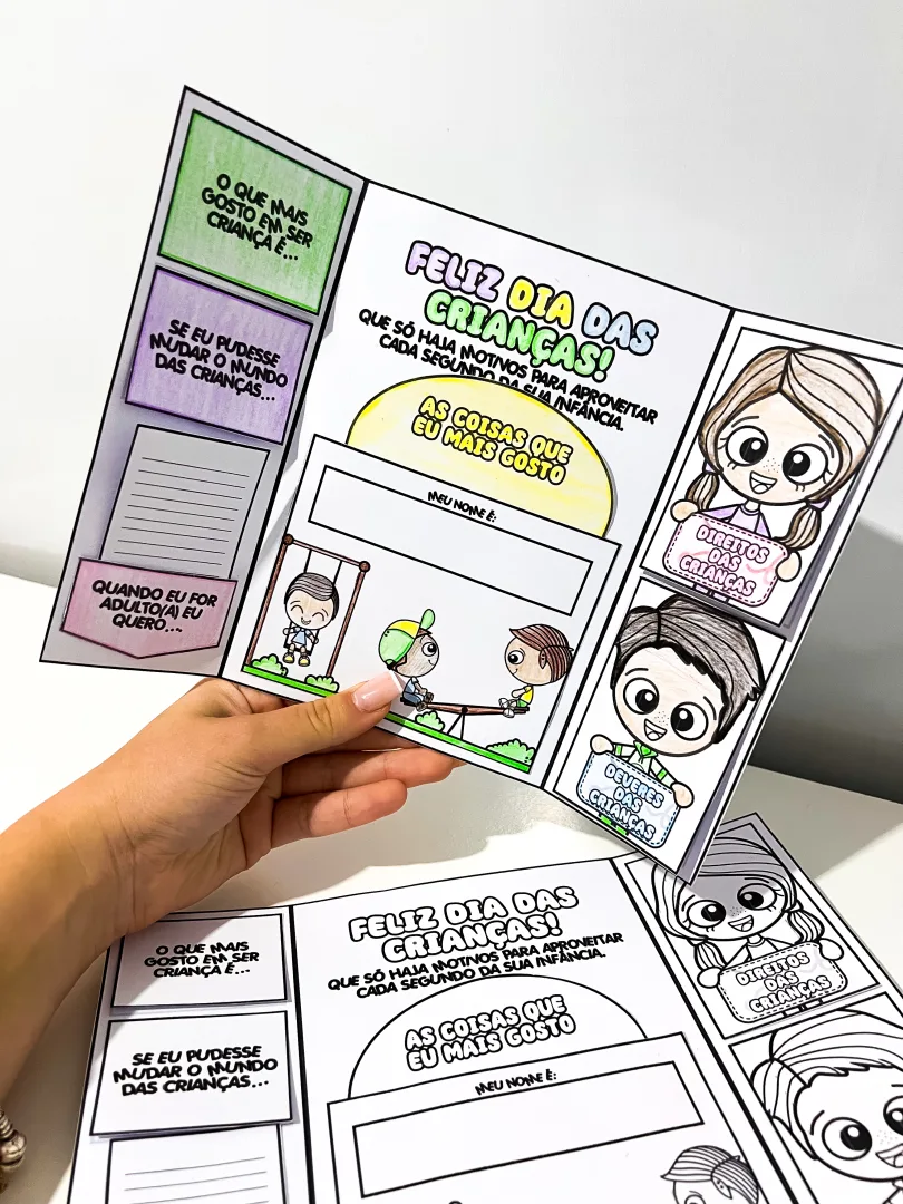 Lapbook Dia das Crianças para Educação Infantil e Ensino Fundamental — imagem 5