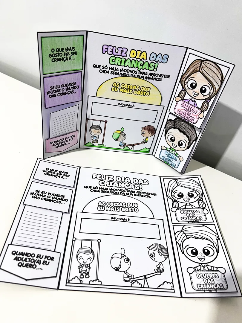 Lapbook Dia das Crianças para Educação Infantil e Ensino Fundamental — imagem 6