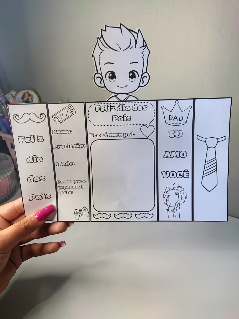 LAPBOOK DIA DOS PAIS — imagem 3