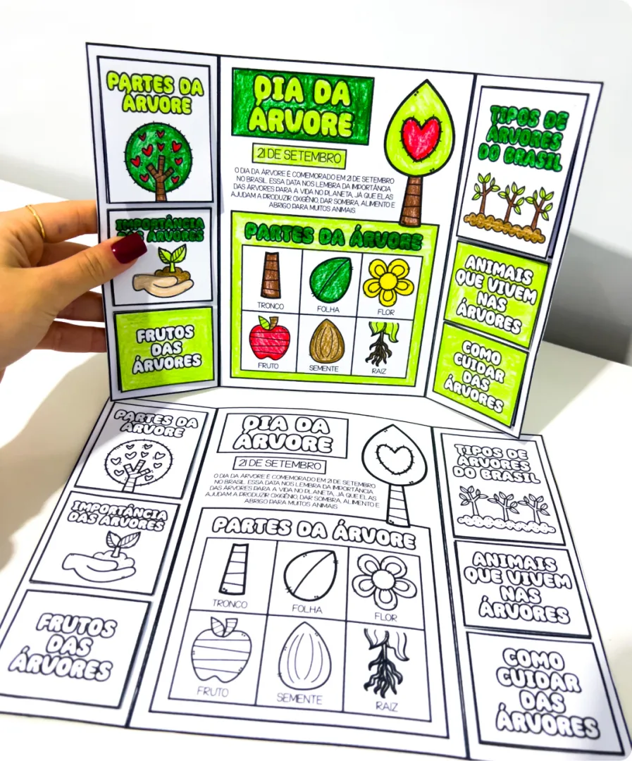 Lapbook Interativo Dia da Árvore Educação Infantil PDF — imagem 2