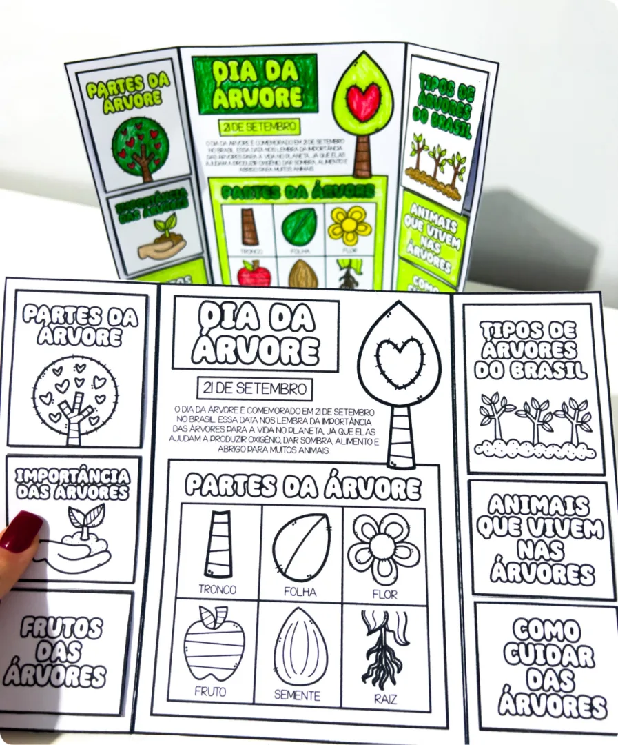 Lapbook Interativo Dia da Árvore Educação Infantil PDF — imagem 4