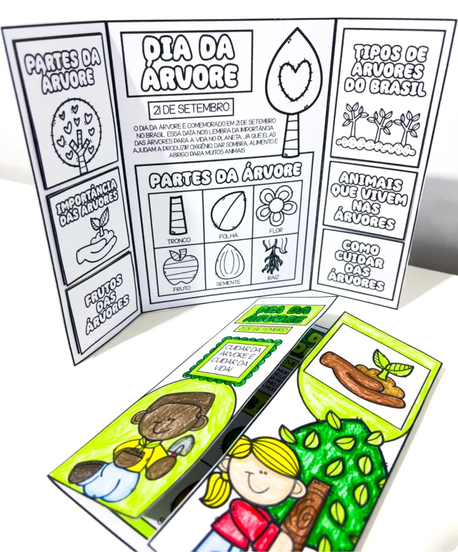 Lapbook Interativo Dia da Árvore Educação Infantil PDF — imagem 5