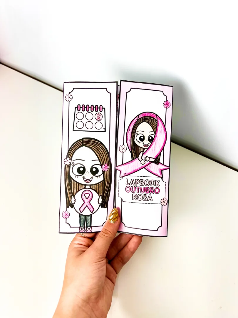 Lapbook Interativo Outubro Rosa — imagem 3