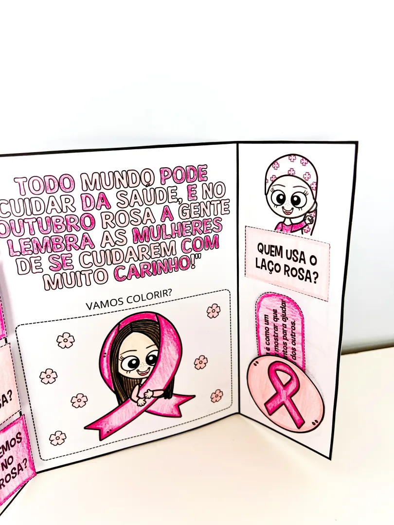 Lapbook Interativo Outubro Rosa — imagem 5