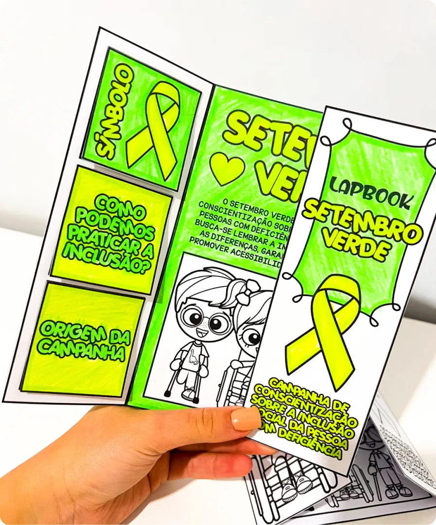 Lapbook Interativo Setembro Verde PDF — imagem 2