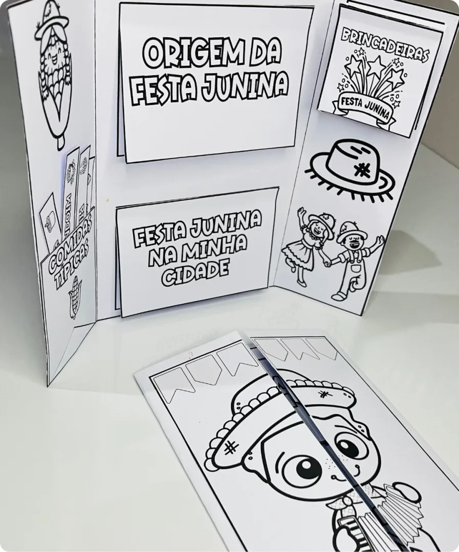 LAPBOOK JUNINO PARA IMPRIMIR — imagem 2