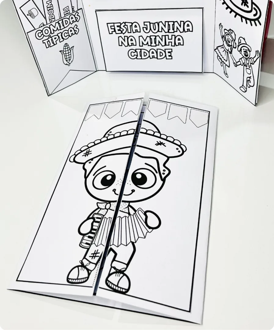LAPBOOK JUNINO PARA IMPRIMIR — imagem 5
