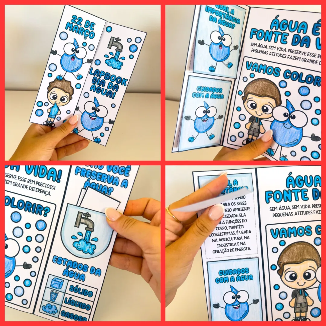LAPBOOK / LIVRINHO: DIA DA ÁGUA — imagem 2