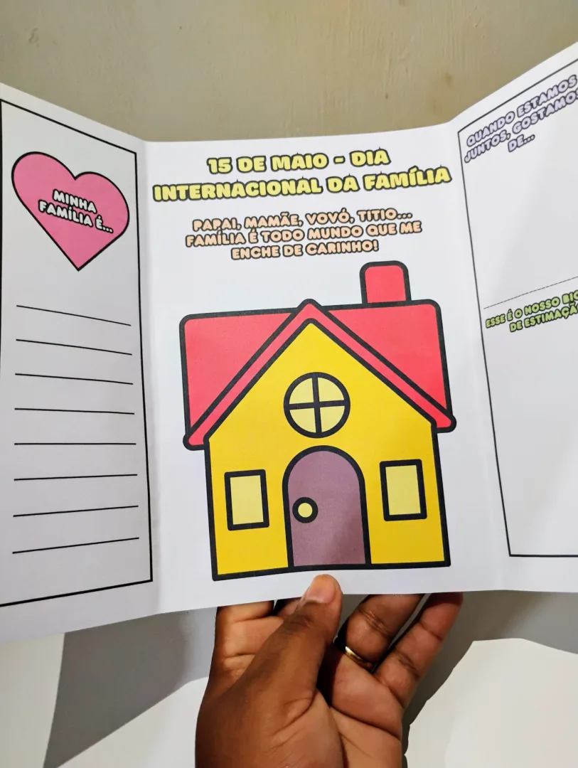 LAPBOOK/ LIVRINHO: DIA DA FAMÍLIA — imagem 2