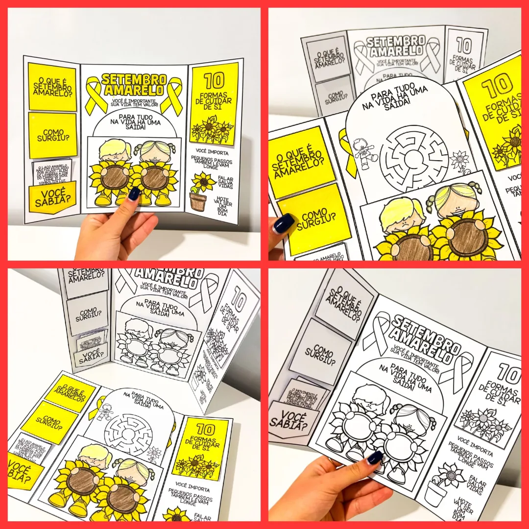 LAPBOOK/ LIVRINHO: SETEMBRO AMARELO — imagem 2