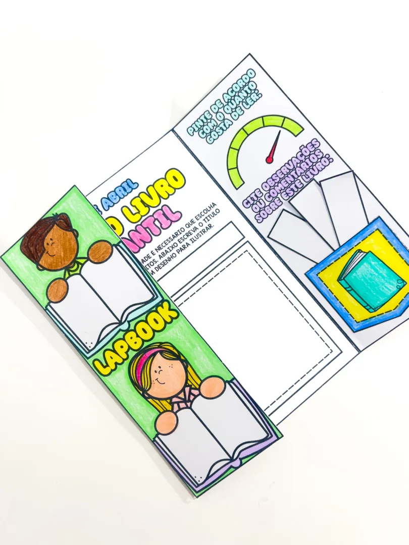 LAPBOOK MEU LIVRO FAVORITO — imagem 5