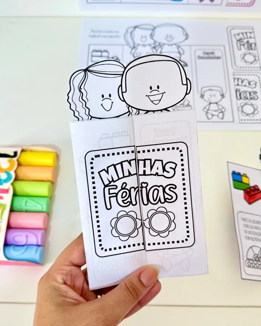 Lapbook Minhas Férias – Atividade para Educação Infantil — imagem 5