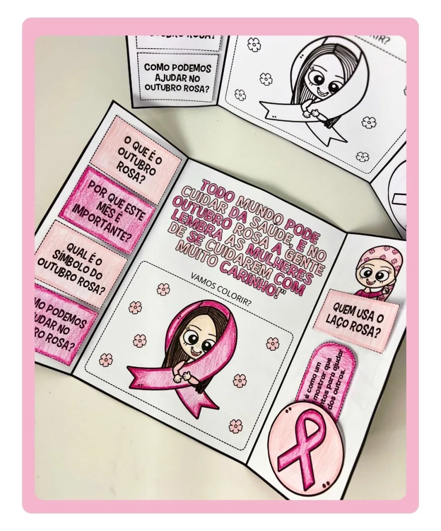 LAPBOOK OUTUBRO ROSA EM PDF — imagem 2