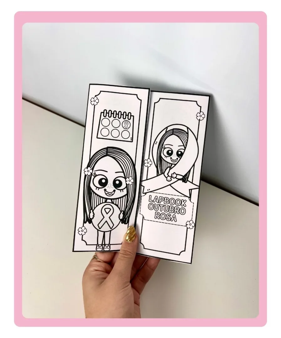 LAPBOOK OUTUBRO ROSA EM PDF — imagem 5