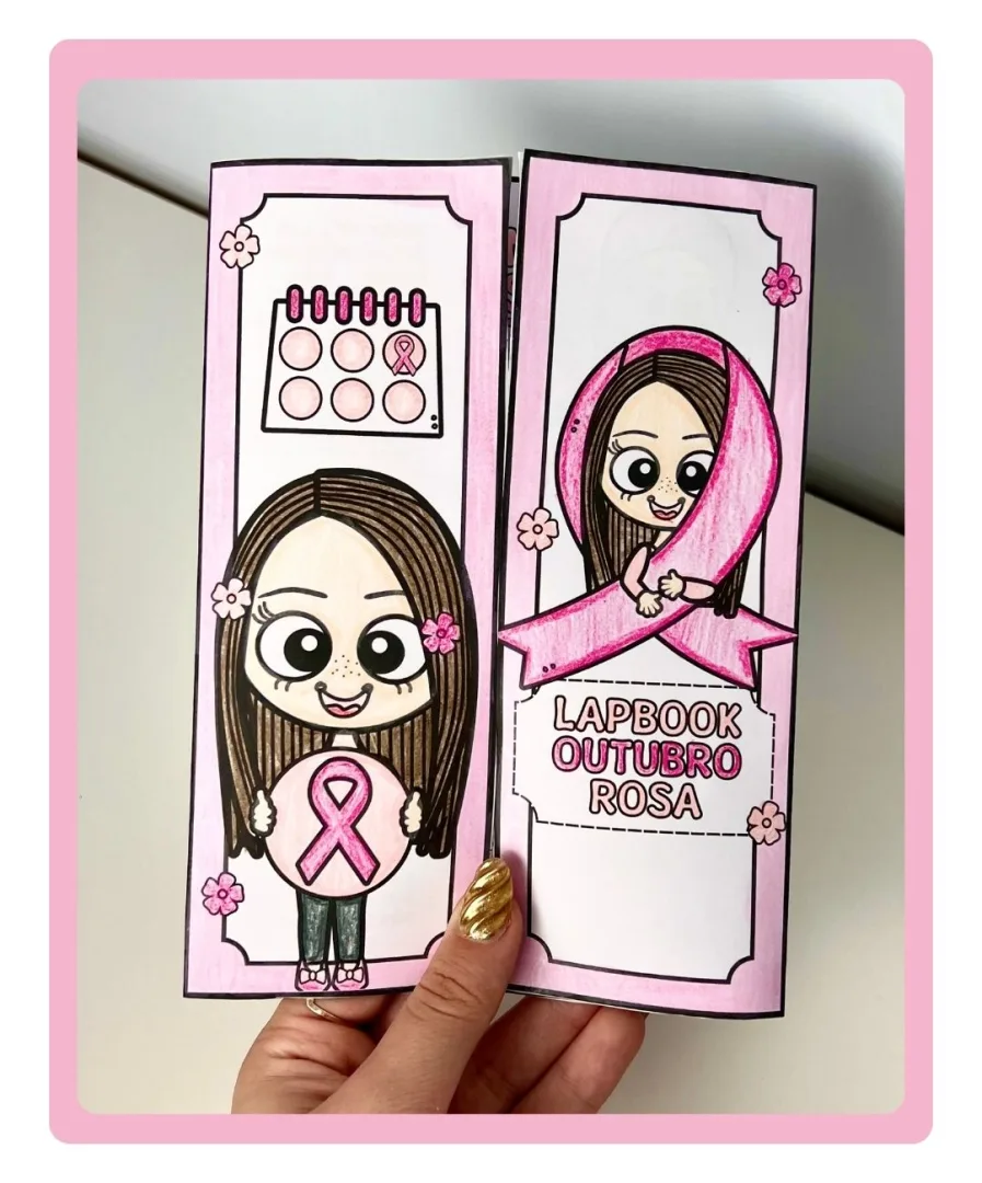 LAPBOOK OUTUBRO ROSA EM PDF — imagem 6