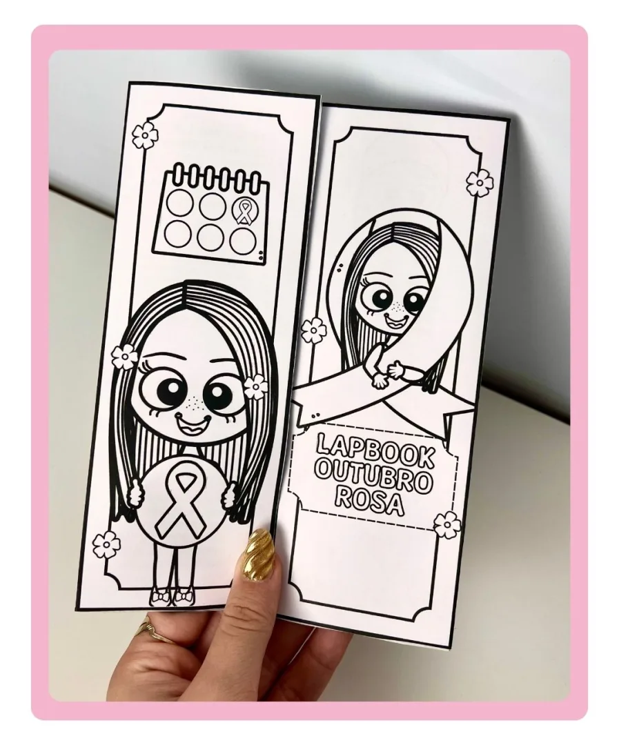 LAPBOOK OUTUBRO ROSA EM PDF — imagem 7