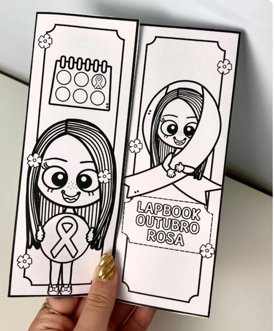 LAPBOOK OUTUBRO ROSA PARA IMPRIMIR — imagem 4