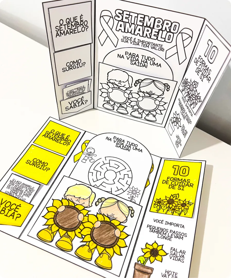 LAPBOOK SETEMBRO AMARELO - Para Imprimir — imagem 4