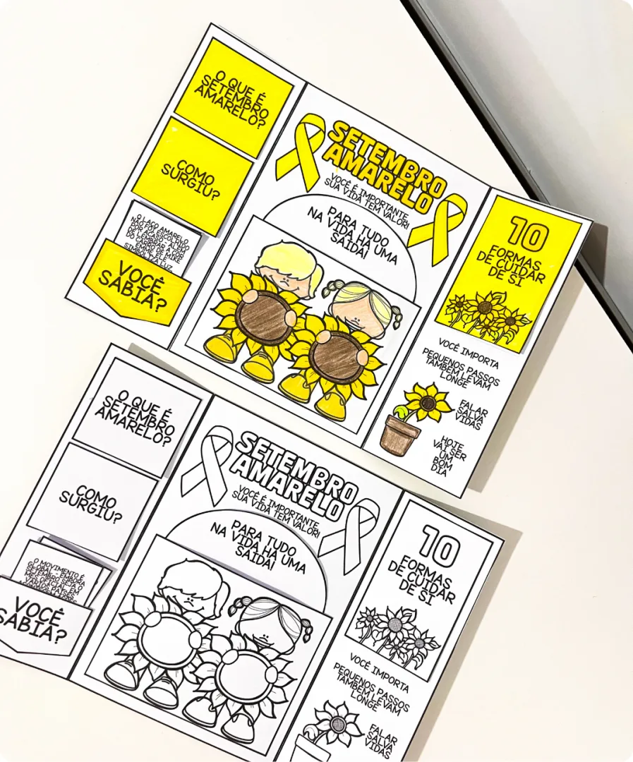LAPBOOK SETEMBRO AMARELO - Para Imprimir — imagem 5