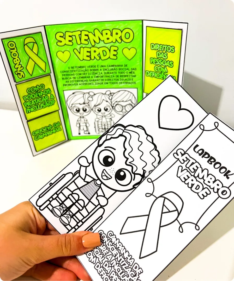 Lapbook setembro Verde – PDF | Atividade BNCC Pronta para Imprimir — imagem 2