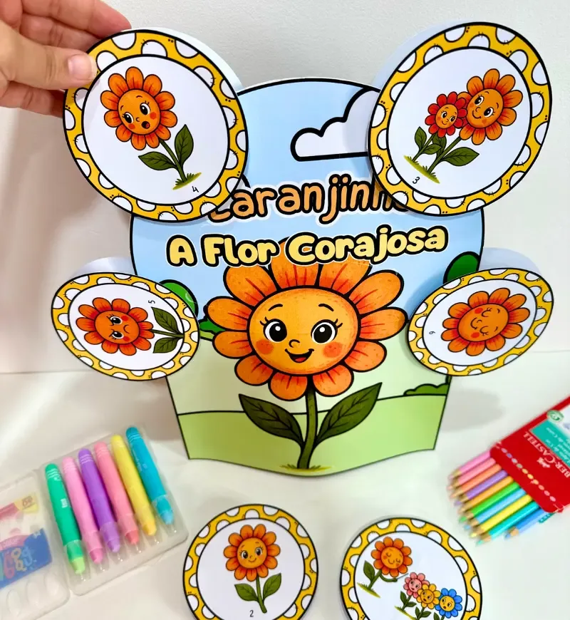 Laranjinha, A Flor Corajosa - História na Luva — imagem 2