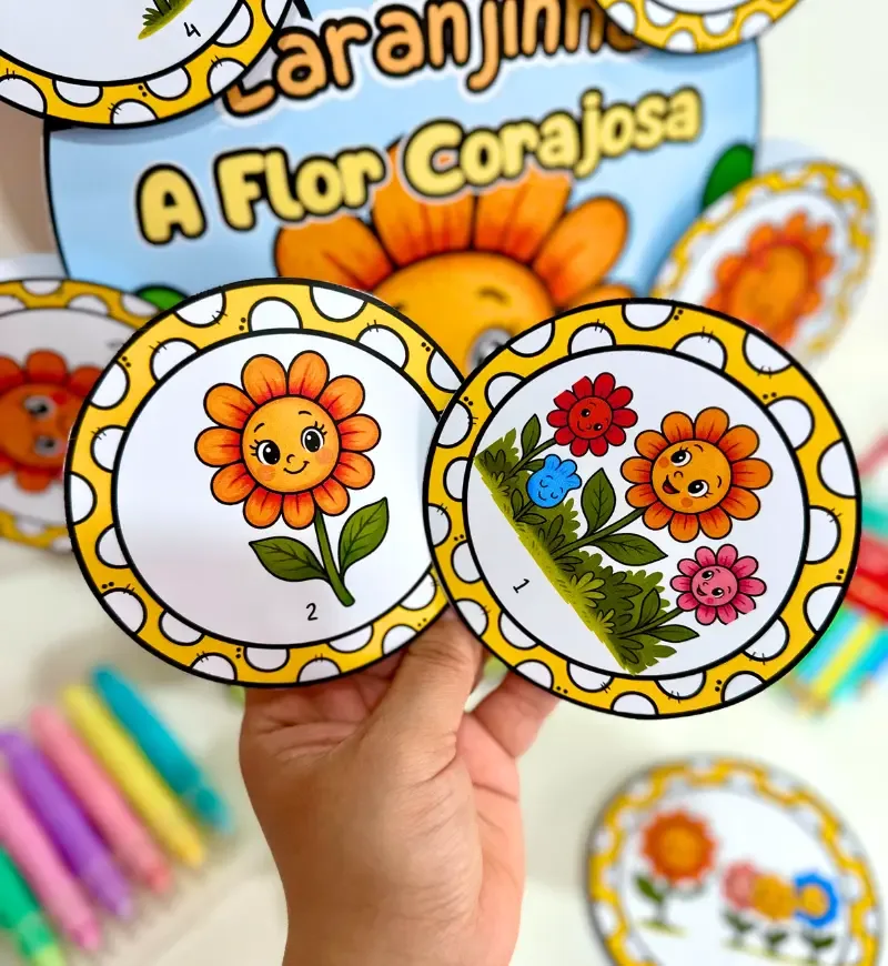 Laranjinha, A Flor Corajosa - História na Luva — imagem 3