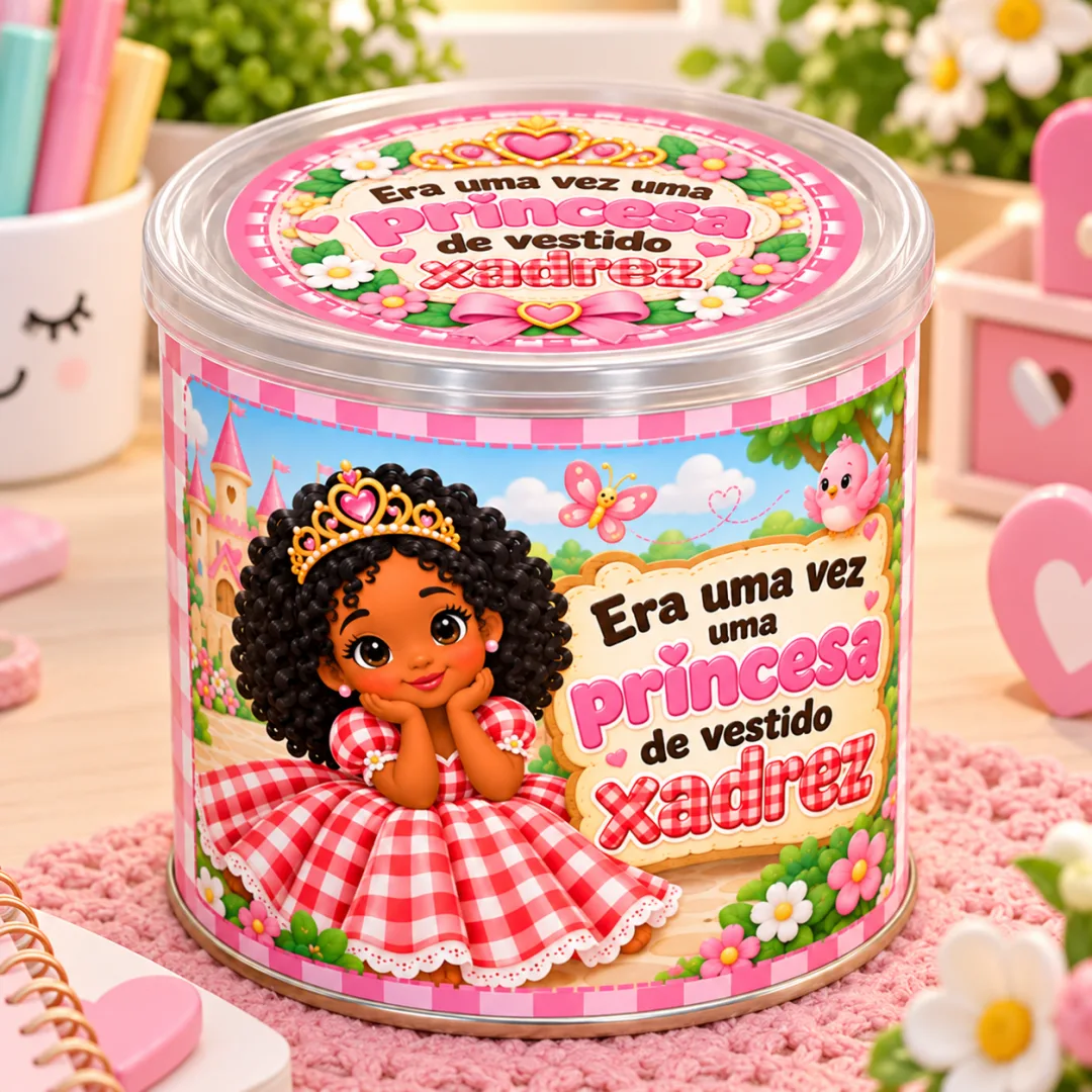 Lata A Princesa Do Vestido Xadrez - Educação Infantil - Arquivo Digital — imagem 3