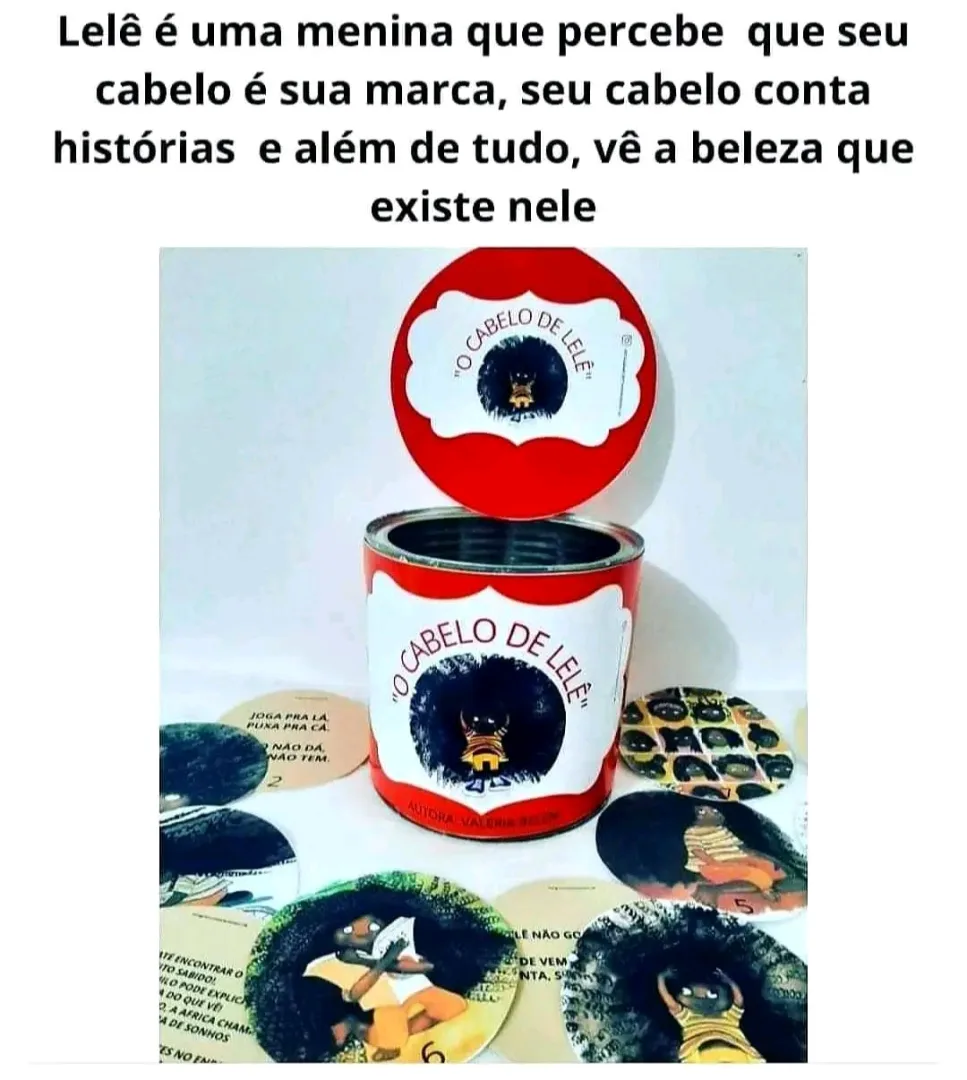 Lata de história O cabelo Lelê PDF Ed infantil e Ensino fundamental  — imagem 2