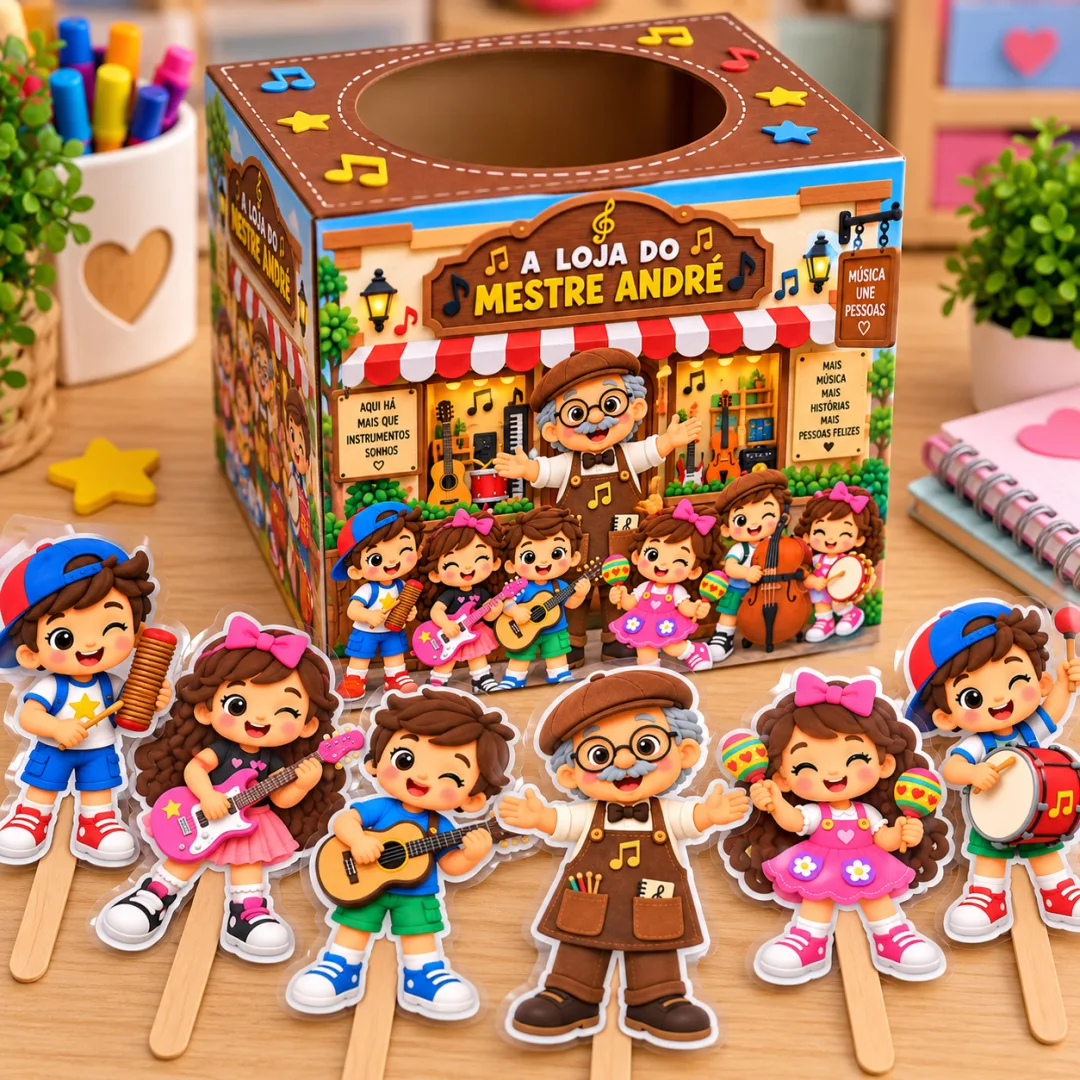 Lata e Caixa A Loja Do Mestre André - Educação infantil - Arquivo Digital — imagem 3