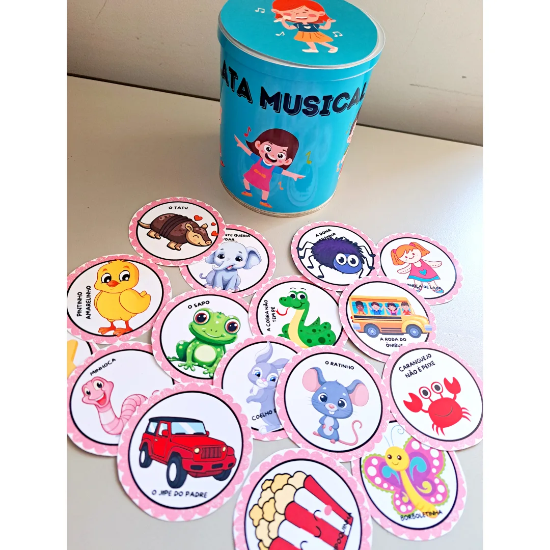 Lata Musical – Atividade Lúdica para Educação Infantil em PDF — imagem 2