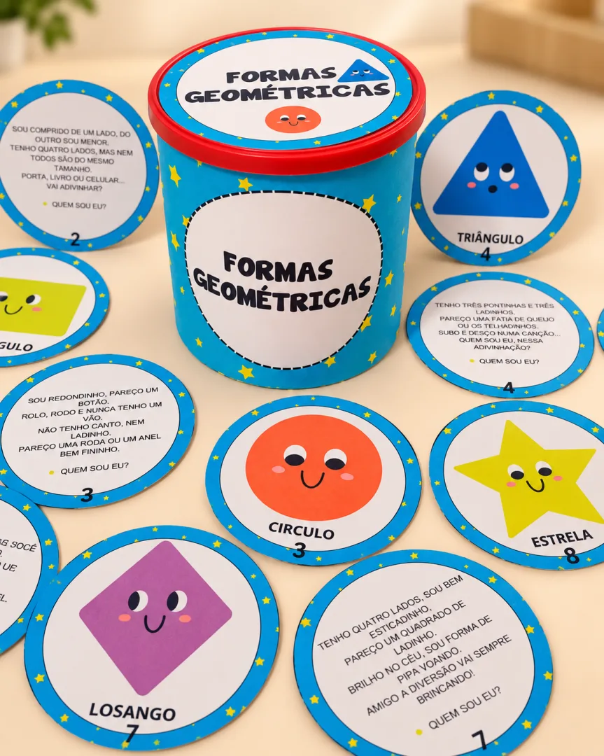 LATINHA: FORMAS GEOMÉTRICAS - Educação Infantil - PDF — imagem 2