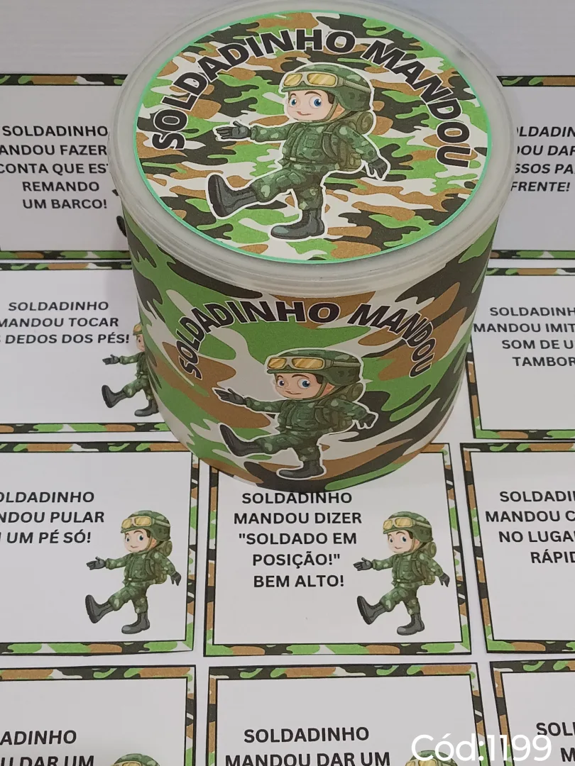 LATINHA SOLDADINHO MANDOU — imagem 4