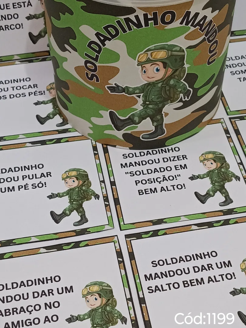 LATINHA SOLDADINHO MANDOU — imagem 5