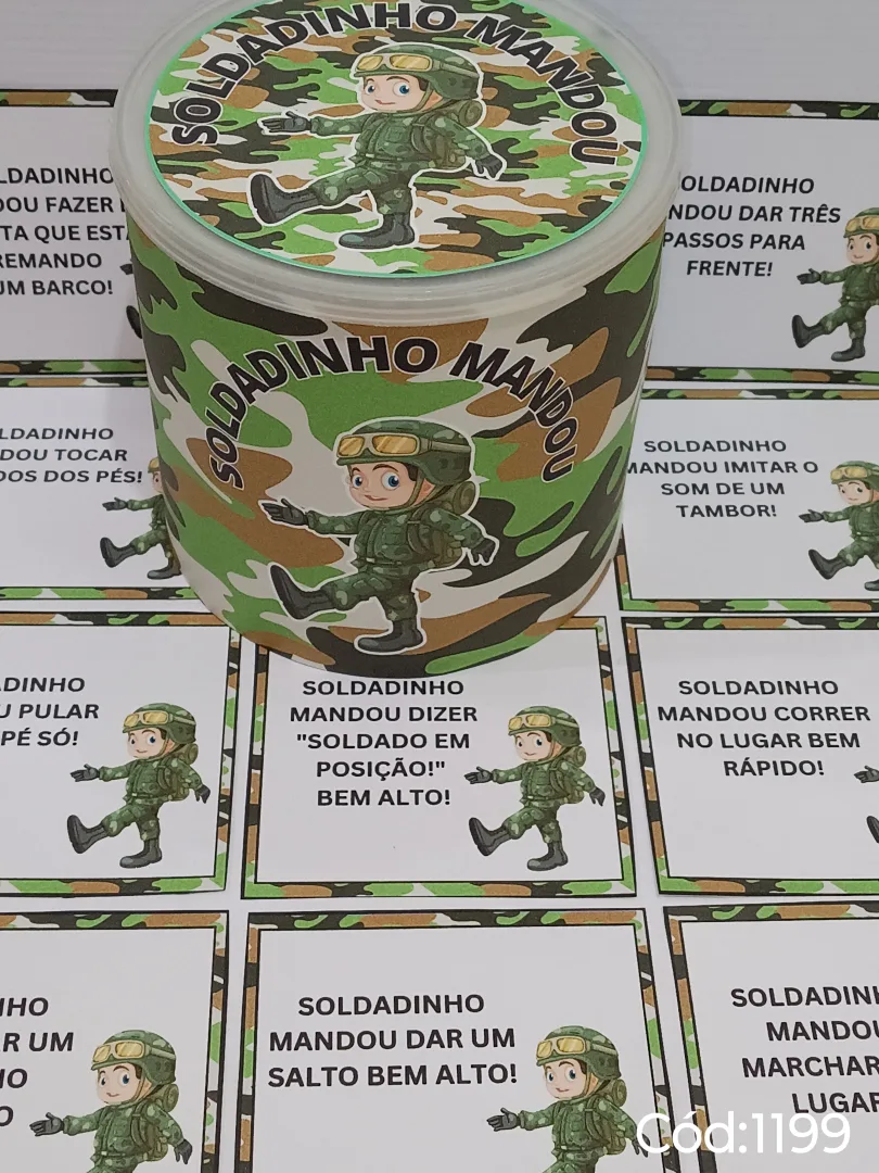 LATINHA SOLDADINHO MANDOU — imagem 6