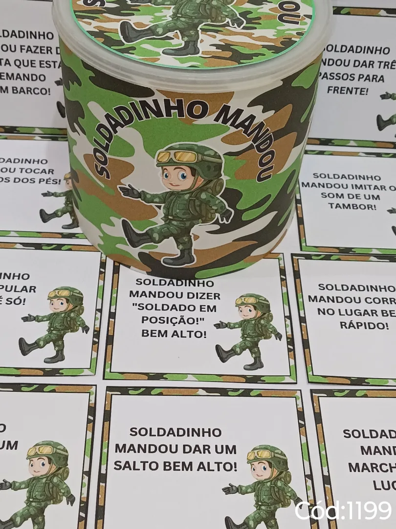 LATINHA SOLDADINHO MANDOU — imagem 3