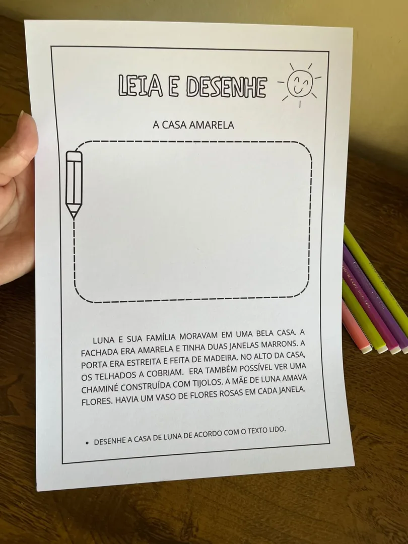 Leia e Desenhe — imagem 2