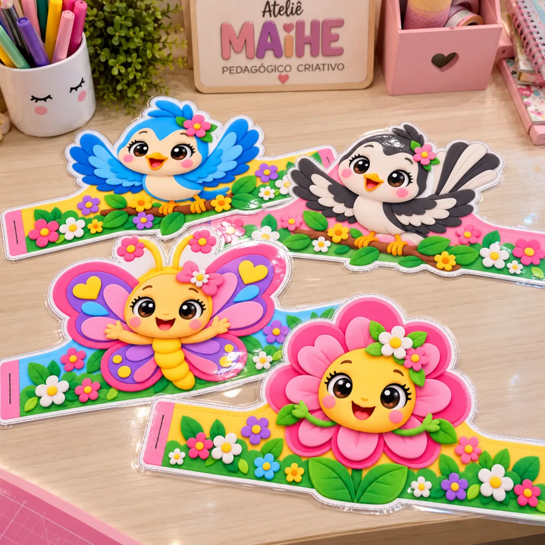 Leilão De Jardim — Coroas Pedagógicas - Lembrancinhas - Educação Infantil - Arquivo Digital — imagem 2