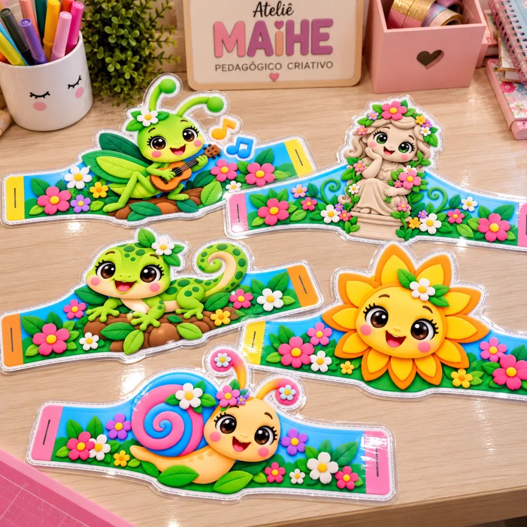 Leilão De Jardim — Coroas Pedagógicas - Lembrancinhas - Educação Infantil - Arquivo Digital — imagem 3