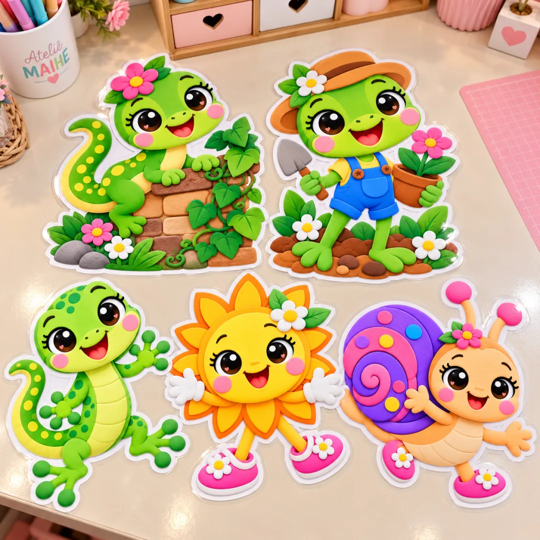 Leilão De Jardim — Painel Interativo + Personagens - Educação Infantil - Arquivo Digital — imagem 6