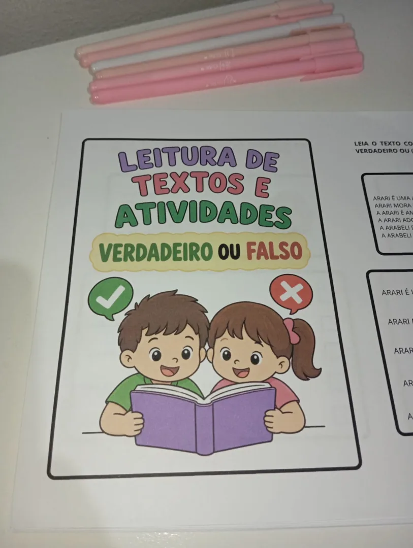 LEITURA DE TEXTOS E ATIVIDADES – VERDADEIRO OU FALSO — imagem 4